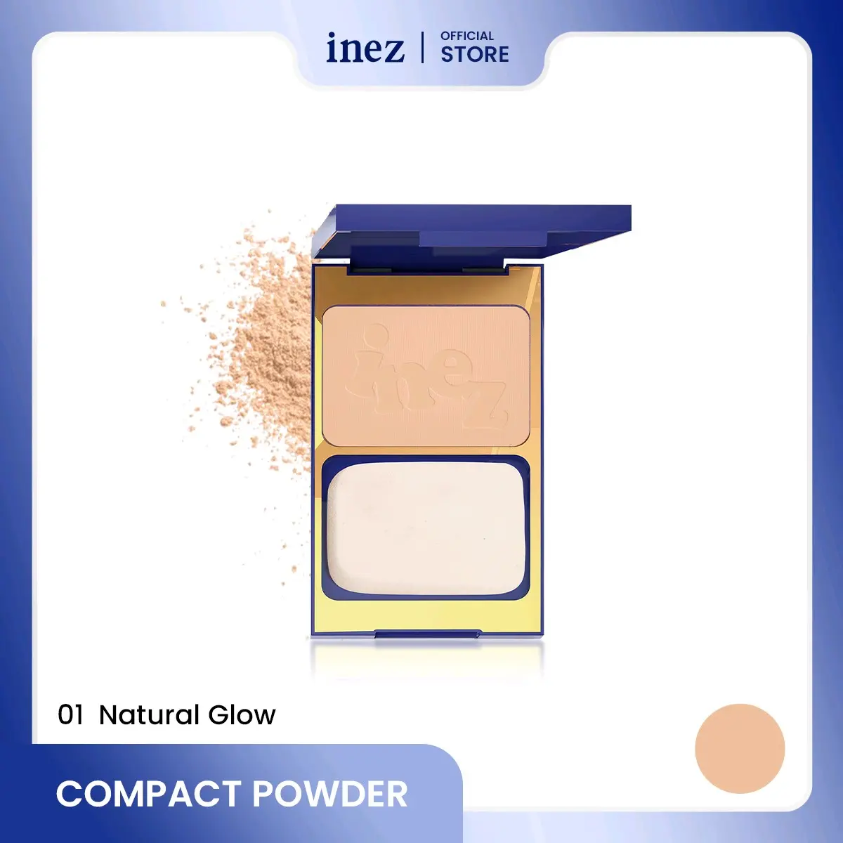 INEZ Compact powder / Bedak Inez medium coverage