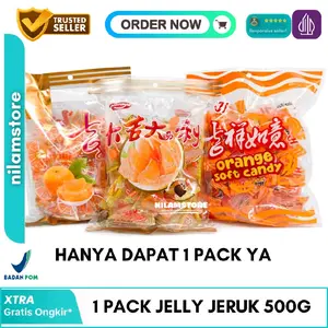 Permen Jelly Jeruk Naraya Jeli Candy 500g (-+isi 30 pcs) Exp 2027 Food Snacks Susu