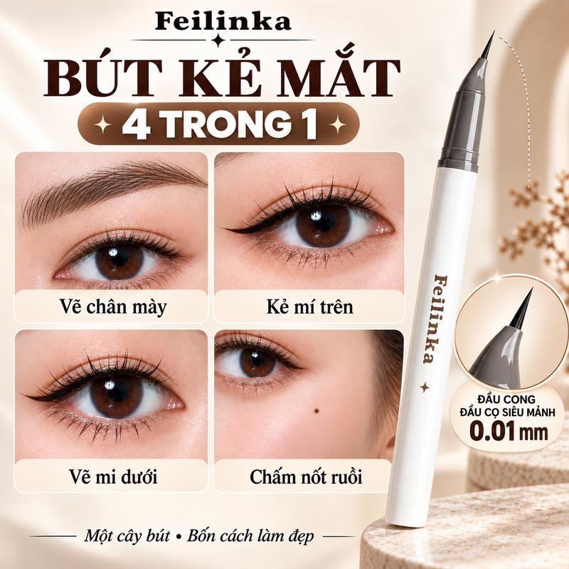 ZYVIA Ultra-Fine Liquid Eyeliner - Bút Kẻ Mắt Nước Siêu Mảnh, Thiết Kế Tiện…