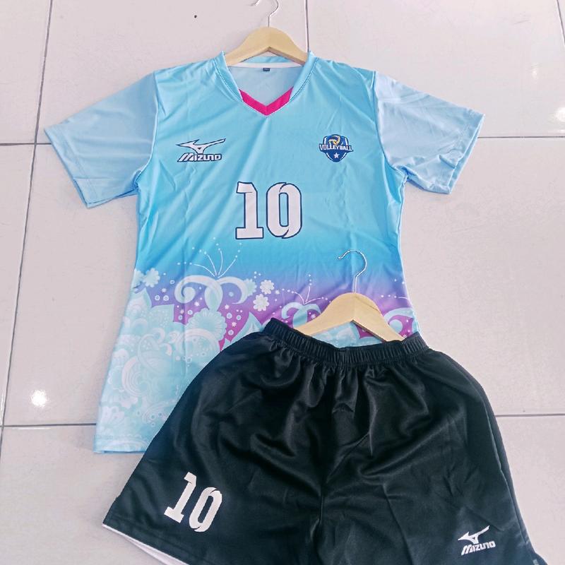 setelan jersey volly wanita batik terbaru 2025 printing Olahraga Olahraga 0