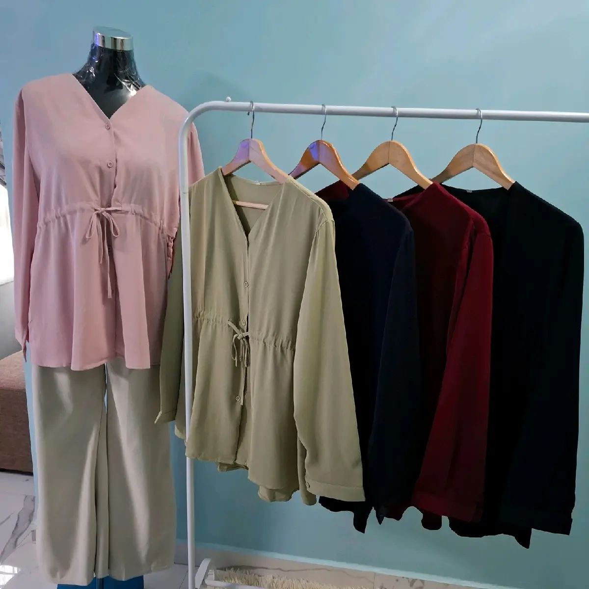 Shasha Blouse Flowy Chiffon Soft
