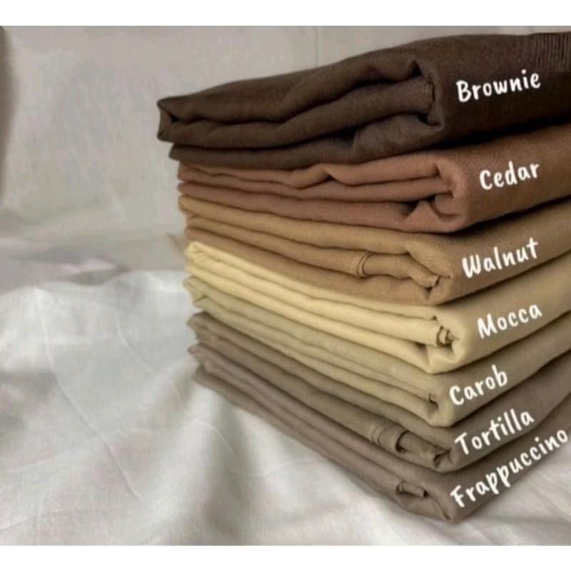 HIJAB SEGI EMPAT PARIS PREMIUM VOAL/PARIS PREMIUM JAHIT TEPI ukuran 110x110 arabian Cantik Square Basic Kerudung Muslim 2