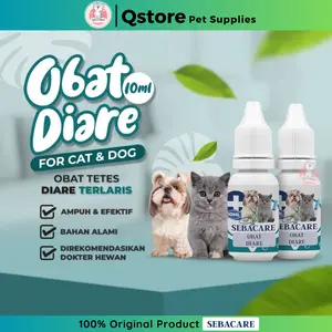 SEBACARE Obat Diare Kucing Dan Anjing Untuk Mengobati Mencret Konstipasi Pada Anabul 10ml