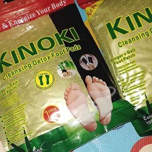 PROMO [PAKET 2 BOX] Kinoki Gold Foot Patch Koyo Detox HandMasker Kaki 2 Box isi 20pcs