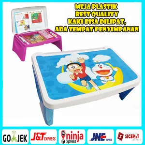 BBS Meja Belajar Anak Plastik karakter/ meja anak belajar lipat plastik berkualitas / Meja Lipat Belajar Anak Lesehan Karakter