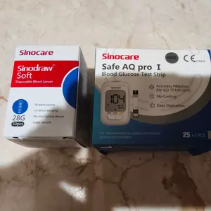 Sinocare isi Refill Alat Cek Gula Darah Safe AQ Pro I Strip (25/50/100/150/200pcs) Sinoheart