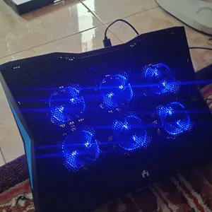 Cooling Pad Laptop Gaming Kipas Pendingin Laptop Portable Q3 6 Fan Computer Computer Computer