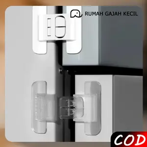 【Eksklusif Rumah Gajah Kecil】Baby Safety Lock Kunci Pengaman Pintu Kulkas Laci Lemari Pakaian Kulkas Kunci Kulkas Pintu Laci Pengaman Anak Tambahan  | Pengaman Laci Pintu Serbaguna