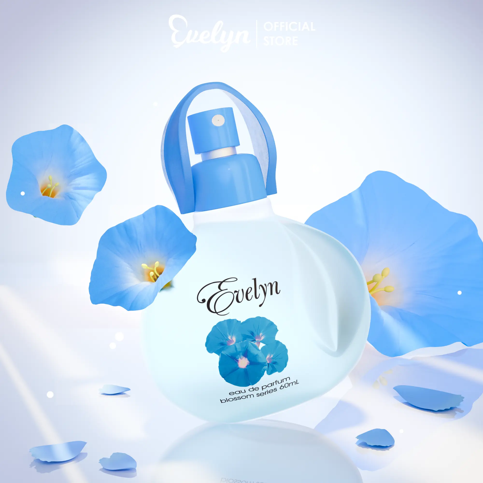 Evelyn Eau De Parfum Blossom Series 60ml / Parfum Wanita Travel Size / Parfum Wanita / Minyak Wangi