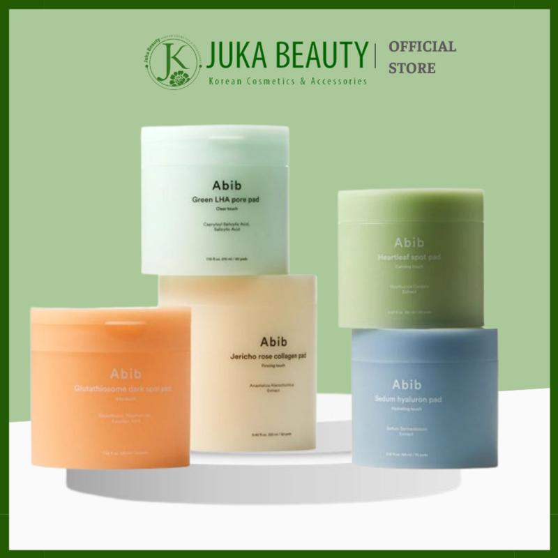 Toner Pad Abib Yuja Probiotics Blemish Pad/ Sedum Hyaluron Pad/ Heartleaf Spot Pad/ Pine Needle Pore Pad/ Glutathiosome Dark Spot Pad, Làm Đẹp Da Skincare