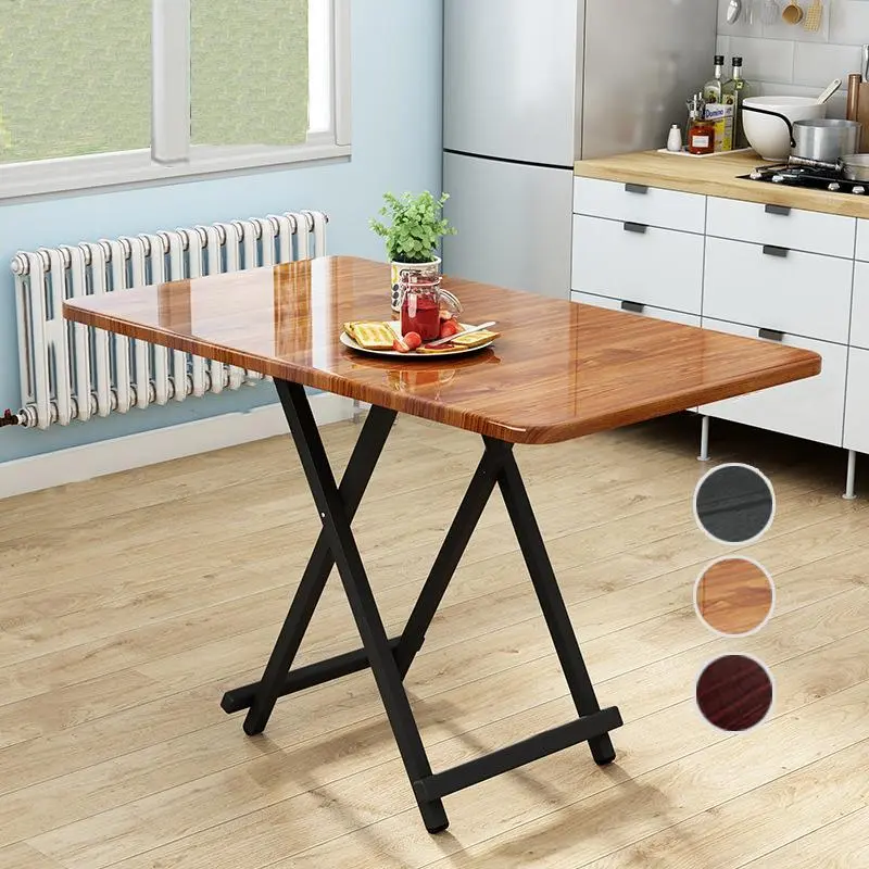 DirectDepot Folding Table Dining Table Household Desk Wood Furniture