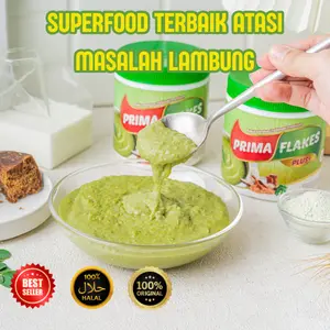 Primaflakes Sereal Gandum Tlabinah bantu atasi maag dan asam lambung Organik Alami Rendah gula