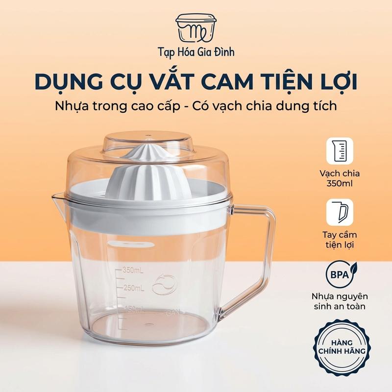 Dụng Cụ Vắt Cam Nhựa Việt Nhật 6905-1 Tiện Lợi Giữ Trọn Tép Cam Tươi Ngon VCL013