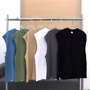 Hungry & Co Oversize Sleeveless Singlet | Kaos Pria Cotton Combed [FREE STIKER]