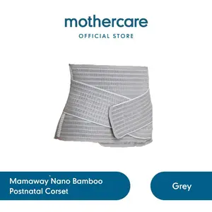 Mamaway Nano Bamboo Postnatal Belly Band Corset Grey - Korset Pasca Melahirkan (Abu)