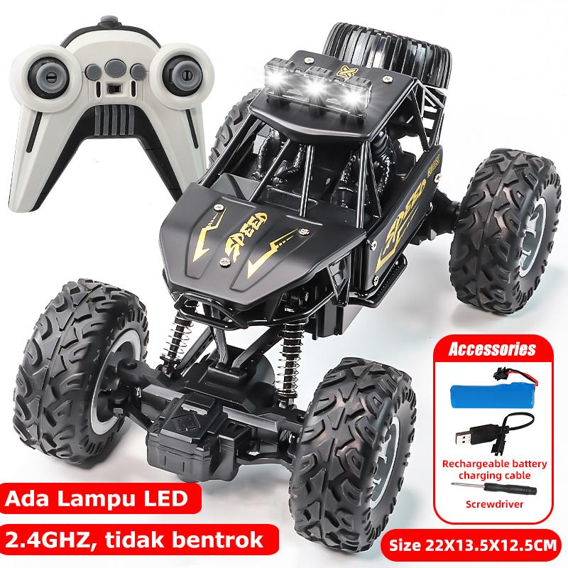 Rc Mobil 1:18 Remot Control Rock Crawler Off-road Body Alloy Maianan Anak Baterai Remote Rc Mobil 1:18 Remot Control Rock Crawler Off-road Body Alloy Maianan Anak Baterai Remote
