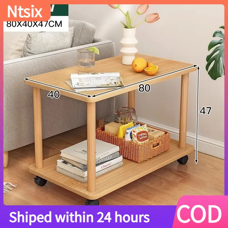 With universal wheel edge a few coffee table movable coffee table small living room side a few small table tea table side cabinet small table