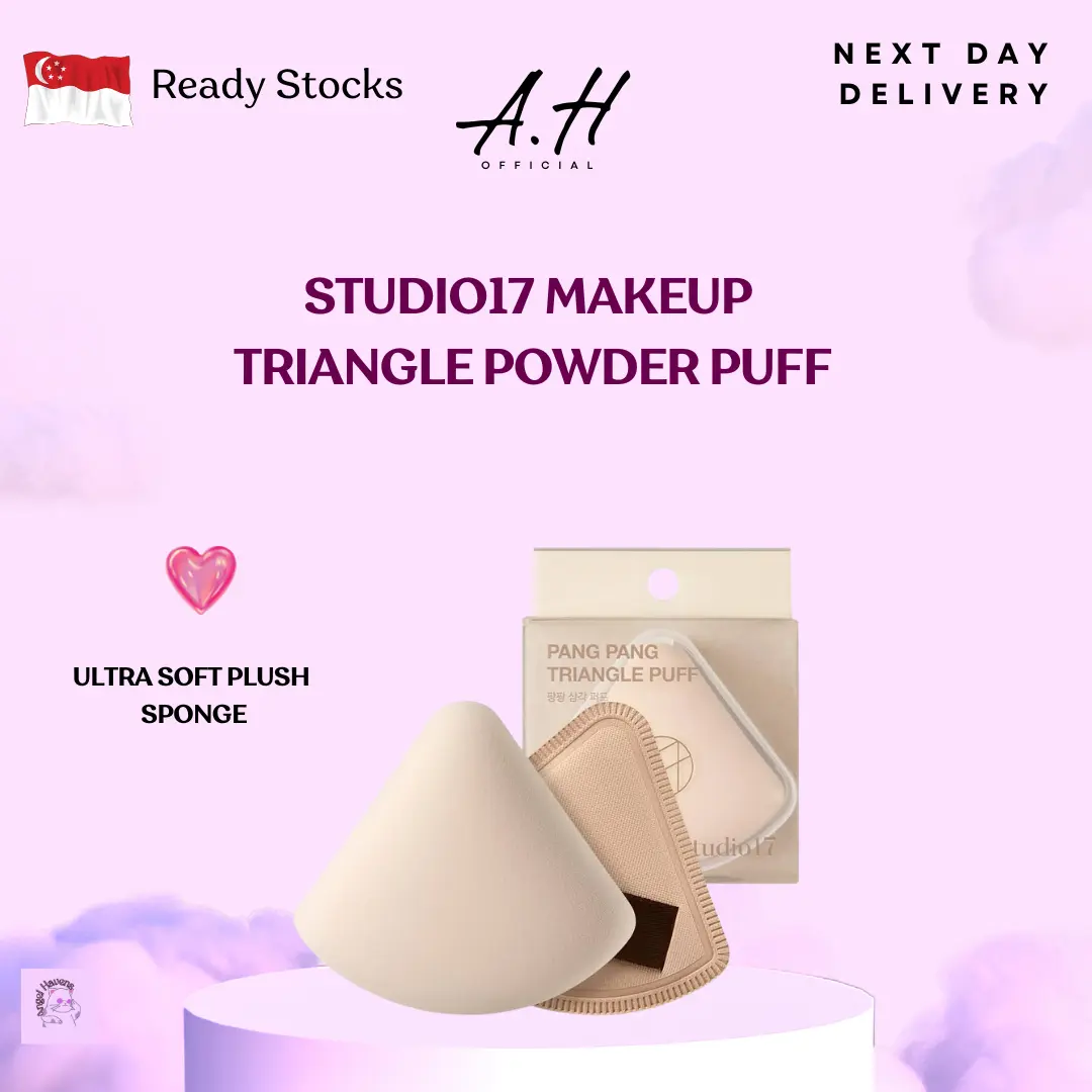 STUDIO17 Makeup Pang Pang Triangle Big Puff