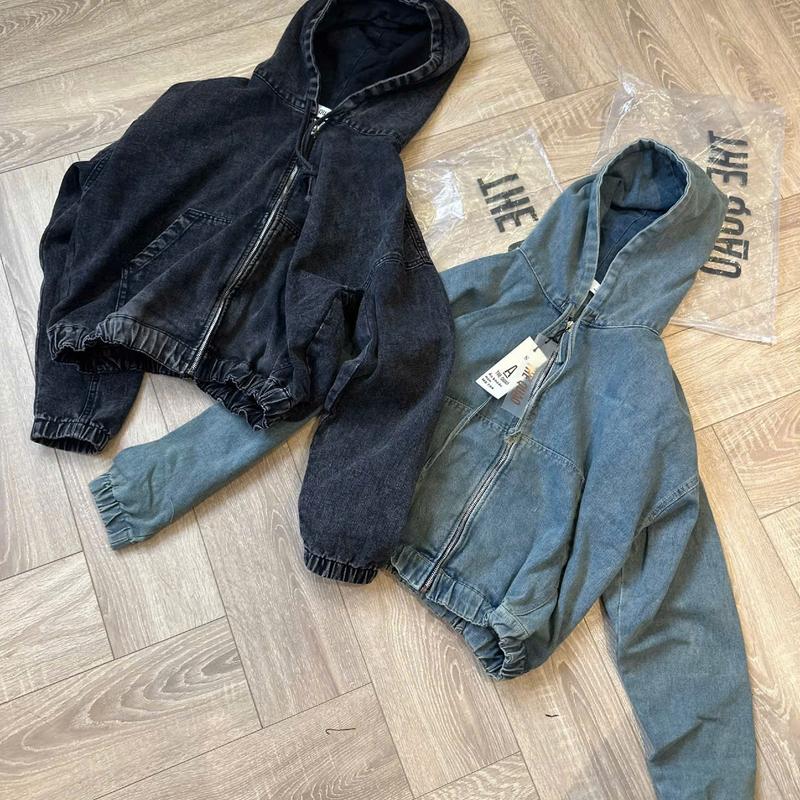 THE QUẠO - Áo Khoác Jean Nữ Chống Nắng Nón To Tay Dài  S1906_734