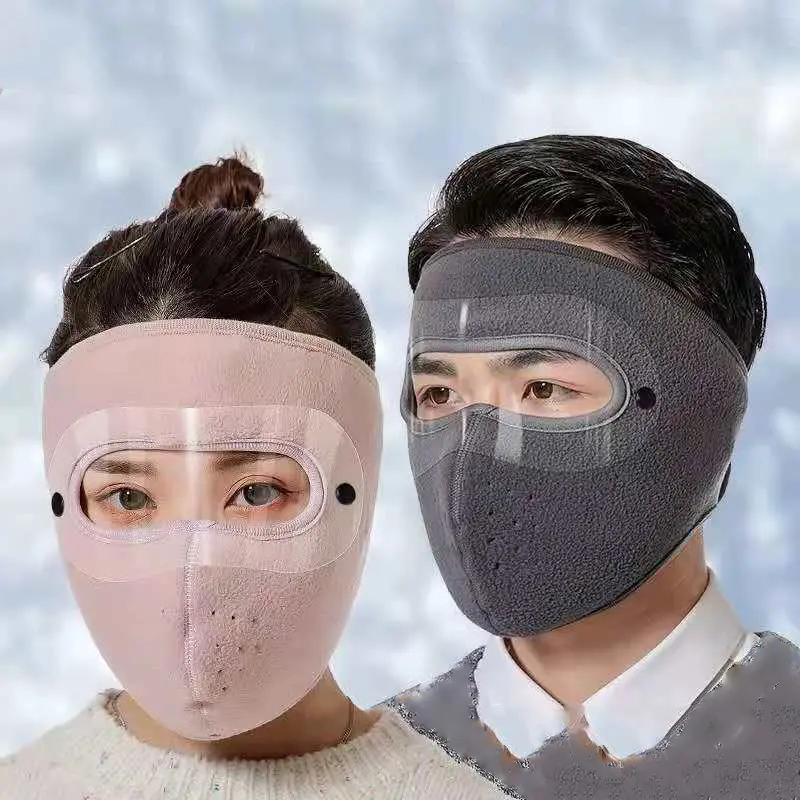 Masker Topi Tahan Angin Musim Dingin Wajah Penuh Hangat /Masker pelindung wajah full anti debu polusi sepeda /Winter In Autumn Mask and Warm Goggles