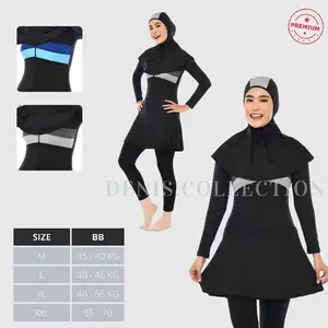 Baju renang muslimah syari dewasa wanita muslim perempuan remaja swimwear hijab