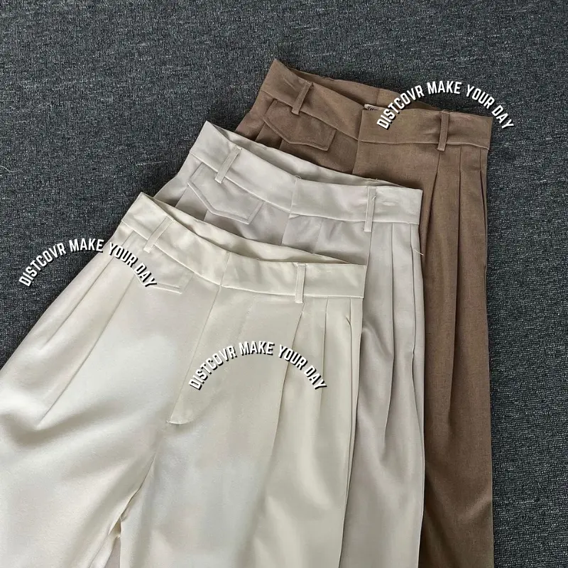 ALN STORE - ORO PANTS - Loose Pants Trousers celana kerja wanita kantor Celana Highwaist  Anti Kusut kulot wanita Panjang Formal Polyester 1