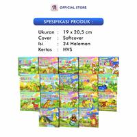 Gambar Buku Cerita Anak Bergambar Seri Dongeng Binatang Bilingual ( Indonesia Inggris ) / Nawasena / Nawasena  Nawasena - CHA - KCRDIKAN MONYET dari Pustaka Baru Press Kab. Bantul 4 Tokopedia