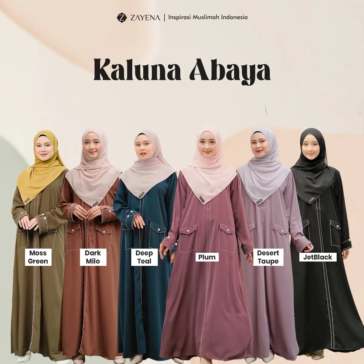 KALUNA ABAYA - Abaya Simple for Umroh & Daily