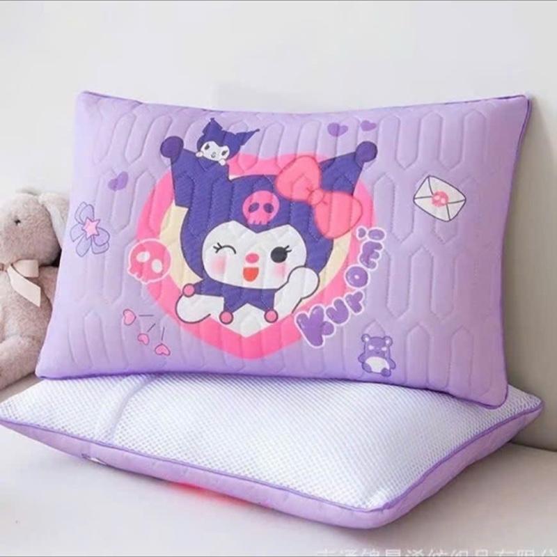  Gối điều hoà cho bé gối nằm ngủ in hoạ tiết dễ thương xinh sắn chất liệu vải tencel thoáng khí ,thấm mô hôi   ruột bông  