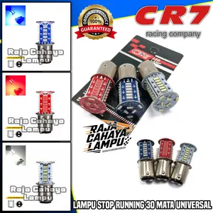 Lampu Stop Rem Belakang Running 30 Mata LED Running Stop Kedip Motor Mobil Universal