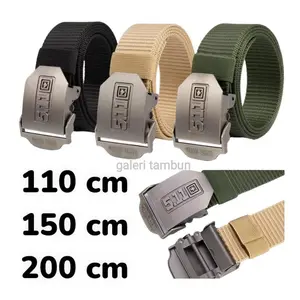 IKAT PINGGANG PRIA JUMBO TACTICAL MILITERY SABUK KANVAS GESPER METAL