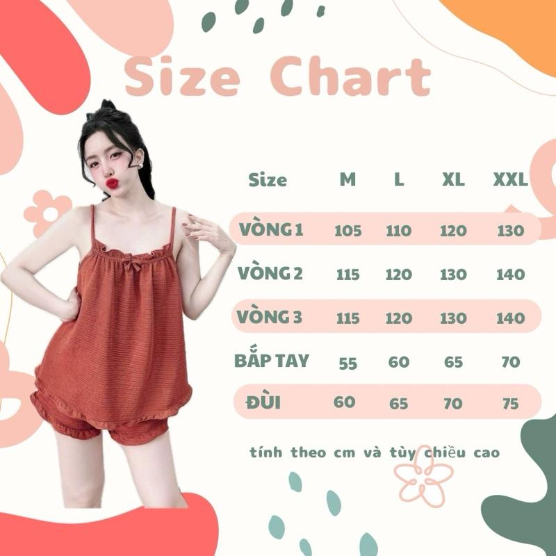 [BIGSIZE] Đồ Bộ Ngủ 2 Dây Chất Liệu Xốp Nhật Jerry Home 1