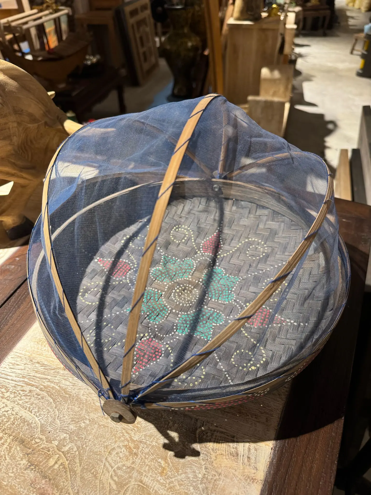 Unique Hand-made Wooden Food Cover