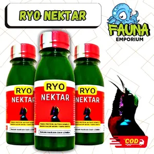Ryo Nektar 140ml Nectar untuk Kolibri, Sogon, Konin dll