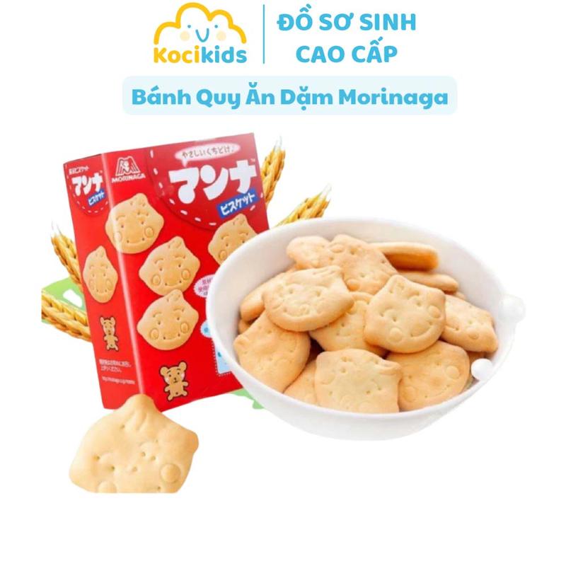 Bánh Quy Ăn Dặm Hình Mặt Cười Morinaga, Bánh Ăn Dặm Cho Bé Nhật Bản
