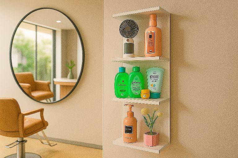 Rak dinding minimalis kosmetik 4 Tingkat/3 Tingkat/2 Tingkat