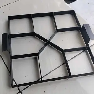 CETAKAN PAVING BLOK MOTIF SILANG X TRAPESIUM UKURAN 30X30 CM