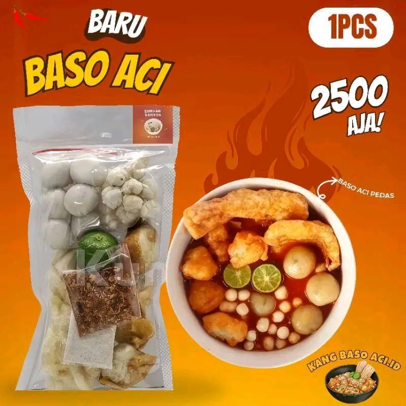 Baso Aci Hom Made Khas Bandung ( maaf jeruk lagi kosong)