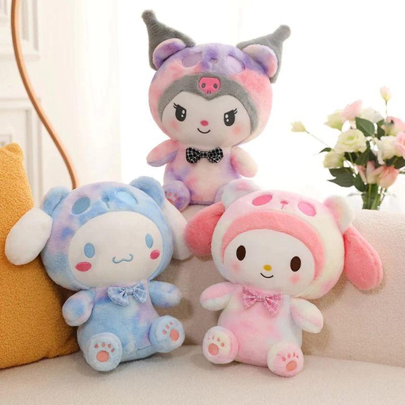 Boneka kuromi pelangi sanrio ukuran jumbo 60cm lembut mewah kado ultah Anak Asli Dolls 1