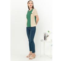 Gambar *Ready Stok* SISTER'S - Atasan Renda Kombi Kaos C4949 (CAP) - Hijau, M dari Sisters Fashion Group Kota Administrasi Jakarta Utara 3 Tokopedia