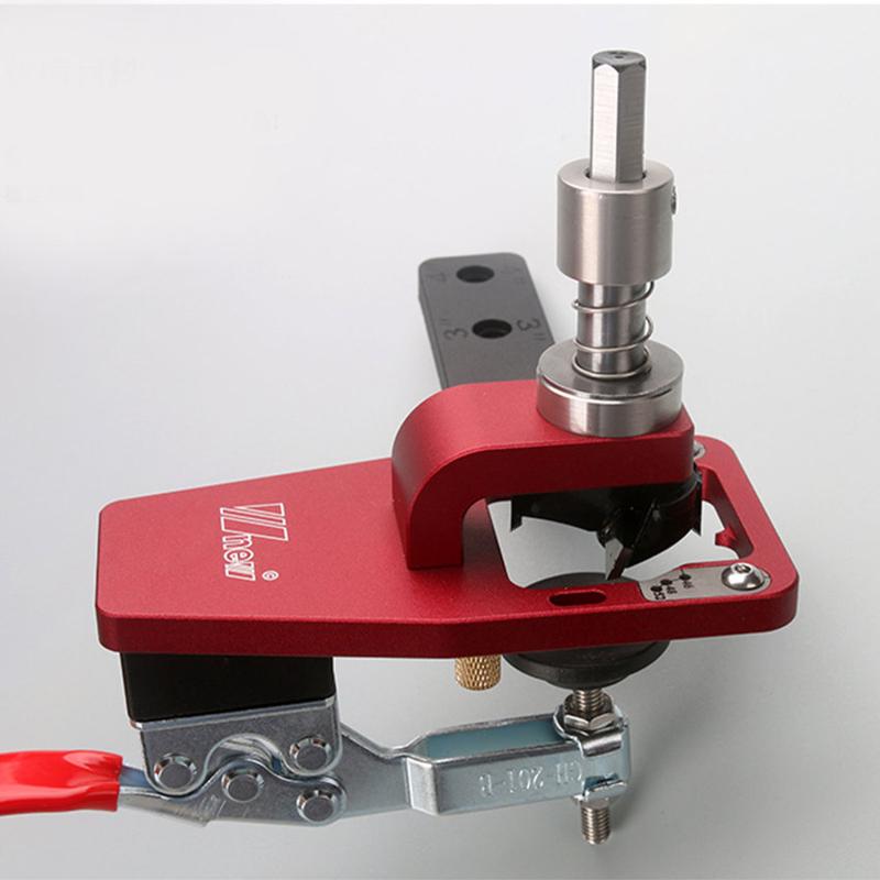 Product Introduction of 35mm Hinge Boring Jig Woodworking Hole Drilling Guide Locator with Fixture Aluminum Alloy Hole Opener Template Tools 34