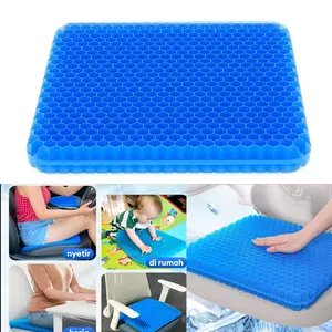 Bantal Alas Duduk Silikon Empuk Untuk Kursi Kerja Bantalan Jok Mobil