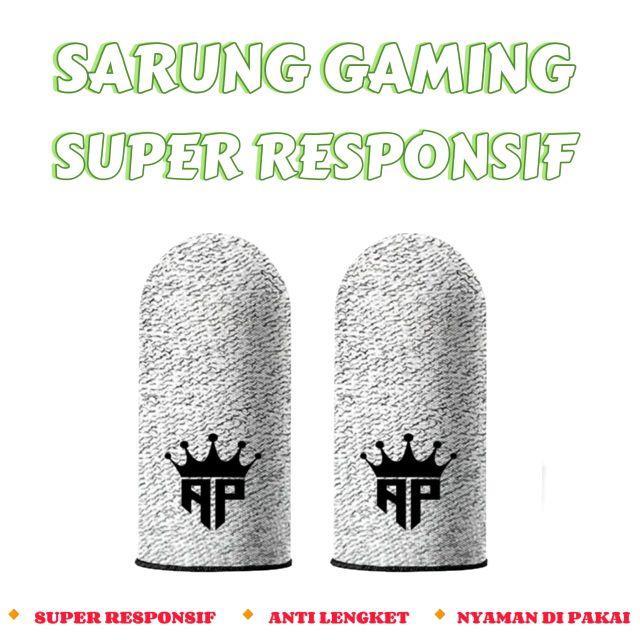 Sarung jempol Apeking Carbon super responsif cocok untuk bermain game - sarung jempol premium anti selip