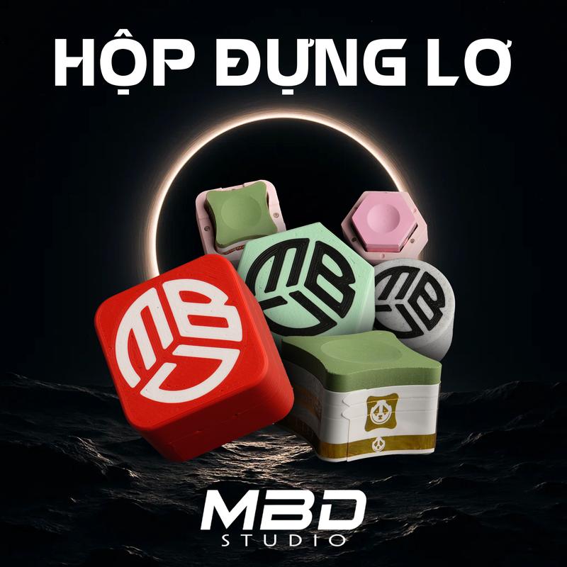 MBD Studio Hộp Đựng Lơ Bida MBĐ Taom & RoKu Thiết Kế In3D Chất Liệu Nhựa PLA+ Hút Nam Châm Bảo Quản An Toàn