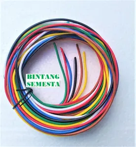 Kabel Body 0.75 mm Kelistrikan , aksesoris , sensor dan variasi Mobil Motor Serabut NYAF 0,75mm setara awg 22  paket 7 warna  Kabel service mesin cuci dispenser kulkas ( 7 warna  ) serbaguna