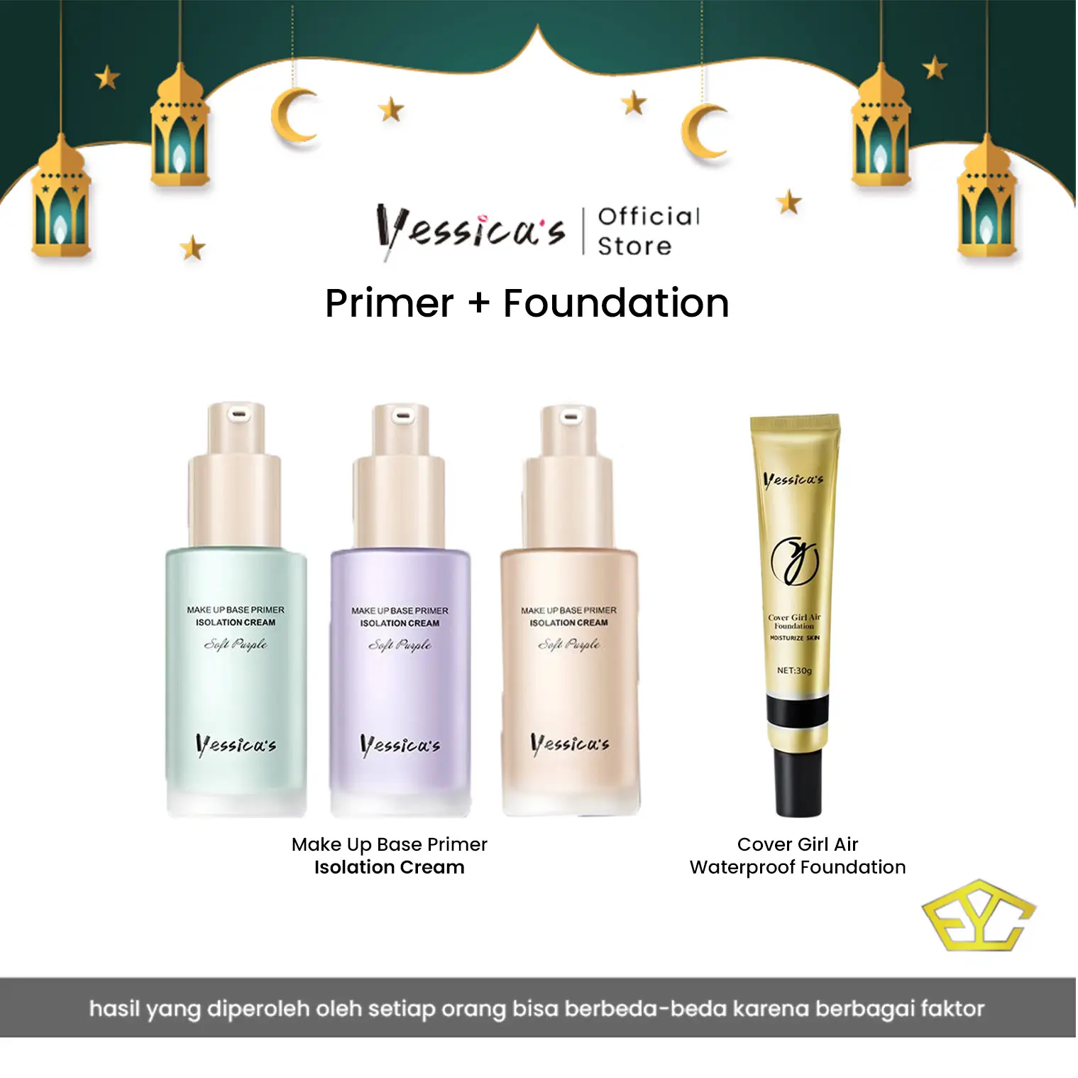 FYC - Bundling Yessica's Base Make Up & Yessica's Waterproof Foundation