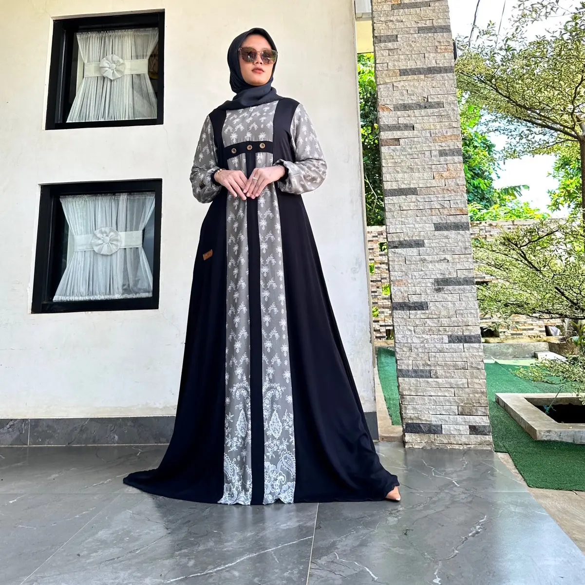 NEW GAMIS ETNIC by Yunita Store / Gamis Rayon Twill Original