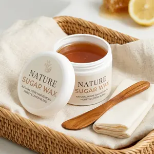 SUGAR WAX | SUGAR WAXING NATURE - Penghilang bulu alami 250 gram ( FREE SPATULA & KAIN WAX )