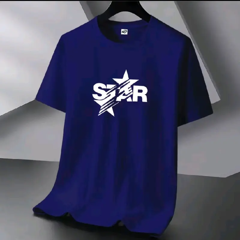 kaos oblong atasan cowok dewasa lengan pendek ukuran ( M/L/XL/XLL/XXXL katun motif star2 5