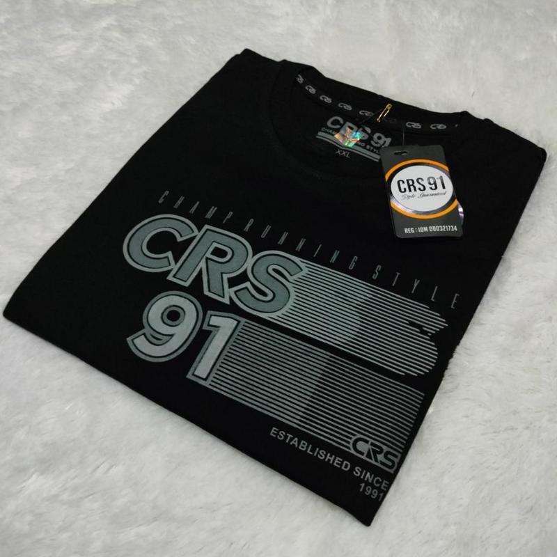 Atasan Distro Pria CRESIDA 91 Brand || Kaos CRS pria Terlaris || Kaos Dewasa UK JUMBO XXL 4
